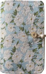 A6 Binder, Embroidered Flower Journal, Refillable Journal, 6 Ring Binder, 5"x7" Journal Cover, B6 Sketchbook, Travel Diary for Girl, White Gardenia, Budget Binder, Planner Binder - Image 2