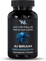 AI Brain Nootropic Supplement for Focus, Memory & Mental Clarity Improvement Capsules for Men & Women, Caffeine-Free Daily Cognitive Support with Bacopa, Alpha GPC & Vitamin B6, 60 Vegetarian Capsules - Image 2