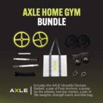 AXLE Home Gym Workout Barbells - Barbell Weight Set for Strength Training, Collapsible Equipment for Indoor & Outdoor Workouts for Men, Women, and Youth - Image 2