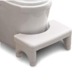 Adjustable Height Potty Step Stool for Adults, Non-Slip Bathroom Squat Aid, Removable Toilet Step for Colon Health, Portable Squat Stool, Family Health Accessory (White-2PCS) - Image 2