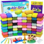 Air Dry Clay 66 Colors, Modeling Clay for Kids, DIY Model Magic Clay, Molding Clay Kit with Sculpting Tools, Non-Sticky Soft and Super Light, Arts and Crafts Gift for Boys Girls Kids - Image 2