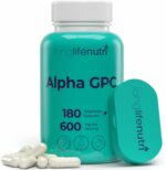 Alpha GPC Choline Supplement 600mg – 180 Vegetarian Capsules, High Purity Nootropic for Daily Energy, 3-Month Supply, Acetylcholine Source for Cognitive & Mental Clarity, GMP Certified, Made in USA - Image 2
