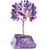 Amethyst Crystal Tree of Life,Money Tree Decorations,Crystals and Healing Stones,Reiki Positive Energy Gemstones,Purple Room Office Desk Feng Shui Decor Meditation Gifts for Women - Image 2