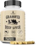 Ancestral Supplements Grass Fed Beef Liver 180 Capsules, Supports Energy Production, Detoxification, Digestion, Immunity and Full Body Wellness, Non-GMO, Freeze Dried Liver Health Supplement - Image 2