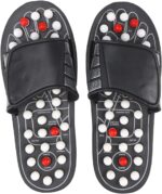 Arch Support Flip Flops for Women Men Reflex Massage Shoes Tai Chi Gossip Health Care Slippers for Foot Pain Relief Magnetic Relief Massager - Image 2