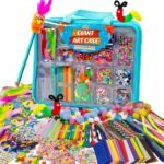 Arts and Crafts Supplies for Kid - 1600+Pcs Craft Kits for Kids - DIY School Craft Project for Kids Age 4 5 6 7 8-12 Christmas Gifts for Girls and Boys Crafts for Girls Ages 8-12 Arts Activities - Image 2