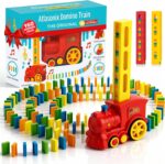 Atlasonix Domino Train for Kids - Dominos for Kids - Train Toys for Toddlers 3-5, Automatic Domino Laying Toy Set (300, 220,160 Blocks) with Colorful Dominos - Montessori STEM Toy - Image 2