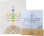Aura Chakra Affirmations & Ritual Deck: 57 Daily Mindfulness & Meditation Activity Cards | Balance Mind, Body & Spirit | Wellness Self-Care Gift for Women - Stand and Pouch - Image 2