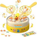 B.Duck Board Games Kids, Toddler Toys Bounce and Catch Duck Games for Kids 4-8, 1-2 Players Handheld Interactive Toy for Boys Girls, Christmas Birthday Holiday Gift for Age 3 & Up - Image 2