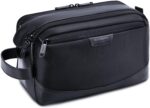 BAGSMART Toiletry Bag for Men, Large Travel Toiletry Organizer, Dopp Kit Water-resistant Shaving Bag for Toiletries Accessories - Black - Image 2
