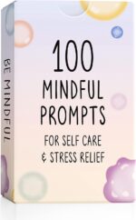 BEST 100 Mindful Prompts for Self Care & Stress Relief | Cards to Reduce Anxiety & Increase Relaxation | Perfect Mindfulness Gift | Beyond Positive Affirmations | Meditations For Kids, Teens, & Adults - Image 2