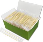 Bamboo Toothpicks – 2000 Count, Individually Wrapped, Dual-Pointed Tips, 2.55 Inch, Disposable & Sanitary, Ideal for Dental Care, Food Picking, Home, Restaurant, and Travel - Image 2