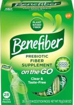 Benefiber On The Go Prebiotic Fiber Supplement Powder for Digestive Health, Daily Fiber, Unflavored - 28 Sticks (3.92 Ounces) - Image 2