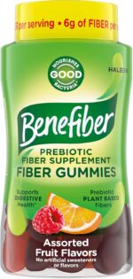 Benefiber Prebiotic Fiber Supplement Gummies for Digestive Health, Assorted Fruit Flavor - 81 Count - Image 2