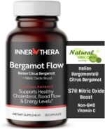 Bergamot Flow Italian Citrus Bergamot + S7 Nitric Oxide, Bergamot Supplement for High Cholesterol - Increase Blood Flow, Circulation & Energy Levels - Made with Patented Italian Bergamonte Extract - Image 2