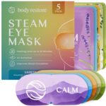 Body Restore Heated Eye Mask for Dry Eyes 5 Pack - Self Heating Warm Compress, Christmas Stocking Stuffers, White Elephant, Birthday Gifts for Women, Men, Stye Eye Treatment, Relaxation - Variety - Image 2