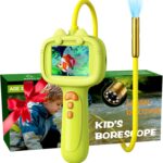 Borescope Camera with Light for Kids | STEM Science Educational Toy for 4 5 6 7 8 9 10 12 Years Old Boys & Girls | Birthday Gift for Outdoor Adventures & Nature Discovery (Yellow) - Image 2