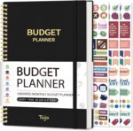 Budget Planner - Monthly Budget Book with Expense Tracker Notebook, Undated Bill Organizer & Finance Planner to Take Control of Your Money, 2025-2026 Account Book to Manage Your Finances-Black - Image 2
