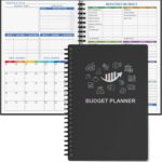 Budget Planner - Monthly Finance Organizer with Expense Tracker Notebook to Manage Your Money Effectively, Undated Finance Planner/Account Book, Start Anytimem,A5(8.6x5.9 inchs),100gsm Paper - Silvery - Image 2