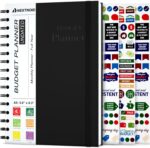 Budget Planner and Monthly Bill Organizer - Financial Planner Organizer Budget Book with Sticker Sheets - Bill Tracker Notebook | Budgeting Book with Debt, Saving and Expense Trackers - A5 - Image 2