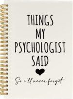 CUANFDDSF Psychology Gifts Notebook, Mental Health Therapy Journal Notebooks for Women, Psychologist Gifts for Women,Writing Pads， Mental Health Therapist Hardcover Spiral Notebook 5.5x8.3 Inch - Image 2