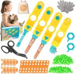 Cardboard Cutter Tools for Kids, Cardboard Construction Kit for Age 5 6 7 8+, Creative STEM Educational Toys for Family, Team Activities, Classroom Learning, Birthday for Boy Girl - Image 2