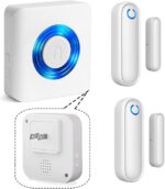 Caregiver Pager Door Alarms for Dementia Patients/Kids Safety/Home Security,Door Sensor Alarm for Elderly/Business/Home/Store/Mailbox (Two Sensor One Receiver) - Image 2