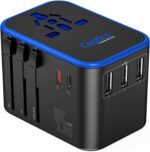 Ceptics Universal Travel Adapter, 45W International Power Adapter with PD & QC 3.0 Dual USB-C, 3 USB Travel Adapter Worldwide, Type I C G A Outlets 110V 220V A/C - EU Euro US UK (11-KU) - Image 2