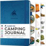 Clever Fox Camping Journal – Camper Log Book & RV Trip Planner – Outdoor Camp Journal & Adventure Travel Notebook for 12 Trips, A5 (Mystic Blue) - Image 2