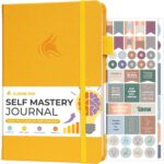Clever Fox Self Mastery Journal – Guided Daily Reflection & Self Improvement Journal with Prompts – Journaling Notebook for Women & Men (Amber Yellow) - Image 2