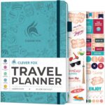 Clever Fox Travel Journal - Itinerary Travel Planner Organizer for Women, Men and Couples, Travel Log Journal, Lasts 5 Trips, A5 (Aquamarine, A5 (5.8" x 8.3")) - Image 2