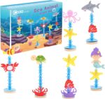 Coola Sea Animal Craft Kit Set for Preschool Kids - Educational Marine Life Kit with Felt & Wood for Ages 3-8, Fun & Easy DIY Activity for Boys & Girls, Pack of 6 - Image 2