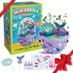 Creativity for Kids Mini Garden: Mermaid Terrarium Kit - Mermaid Gifts for Girls, Crafts and Toys, Holiday Stocking Stuffers for Kids (Ages 6+) - Image 2