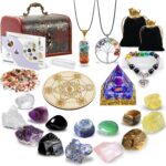 Crystals and Healing Stones,26 Pcs Healing Crystal Set for Meditation,7 Raw Chakra Stones Crystals Kit Pyramid Reiki Real Crystal Stones with Wooden Box,Gifts for Crystal Beginners - Image 2