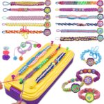 DDAI Arts and Crafts for Kids Age 8-12 Friendship Bracelet Making Kit for Girls - Best Birthday Gifts Ideas for Girl 7 9 10 11 Year Old - Popular Bracelets String Maker Toys Set - Image 2