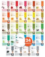 DERMAL 24 Combo Pack Made in Korea Facial Mask – 20+ Years of K-Beauty Experience, Premium Quality Korean Sheet Masks for Daily Skincare Routine - Image 2