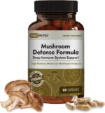 DailyNutra Mushroom Defense Formula - Immune Support Supplement | Organic Mushrooms, Hot Water Extracted - Reishi, Chaga, Maitake, Shiitake & Turkey Tail (90 Capsules) - Image 2
