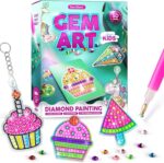 Dan&Darci Diamond Art Kit for Kids - Gem Painting Arts & Crafts Kits for Ages 6-12- Christmas Gifts for 6, 7, 8, 9, 10, 11, 12 Year Old Boy & Girl - Girls Birthday Toys Gift Ideas - Craft Activities - Image 2
