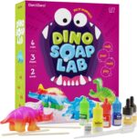 Dan&Darci Dino Soap Making Kit for Kids, Dinosaur Science Toys Kits, Gifts for Kid All Ages, DIY Activities Craft - Art Crafts Gift Set for Boys and Girls Age 3 4 5 6 7 8 12 Year Old Boy - Image 2