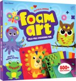 Dan&Darci Foam Sticker Art Craft for Kids - Toddler Arts & Crafts for Ages 3-5 - Boys 4-6 Birthday Gift & Stocking Stuffer - Image 2