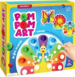 Dan&Darci Pom Pom Arts & Crafts Kit for Toddlers - Art Activity Craft for Little Boys & Girls Ages 3-6 Years Old Kids Sensory Activities - Builds Fine Motor Skills & Hand-Eye Coordination - Image 2