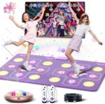 Dance Mat for Girls Boys - Wireless Dance Pad for TV with Camera, Plug and Play Double User Dance Mat Game, Danceing Mat for Family Games, Christmas and Birthday Gift Toys for Kids and Adults - Image 2