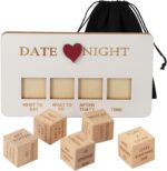 Date Night Dice,Fun Night Dating Decision,Wooden Dating Fun, Love, Food Decision Dice, Date Ideas,Gifts for Boyfriend-Girlfriend - Image 2