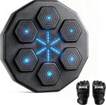 EPHESPORT Music Boxing Machine with Gloves, Smart Wall-Mounted Punching Target with Rhythm Lights, Interactive Boxing Game for Kids, Teens & Adults, Fun Family Fitness & Home Workout Gift - Image 2