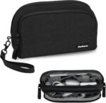 Electronics Organizer Travel Case - Portable Tech Bag, Portable Charger Organizer, All-in-One Storage Bag for Charging Cable, USB Cords, Black, Double Layer - Image 2