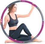 FEECCO Weighted Fitness Hoop, 8 Detachable Sections for Weight Loss - Image 2