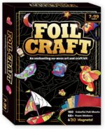 FLUXOJOY Foil Art Craft Kits for Kids, Mess -Free Fun Activity Set for Child, DIY Printing Craft Kits, Christmas Gifts for Ages 4 5 6 7 8 9 10 11 12 Years and Up, Art Travel Toys for Boys Girls - Image 2