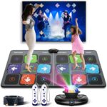 FWFX Dance Mat for TV Games - Wireless Musical Electronic Dance Pad for Kids & Adults, 2-Player Indoor Active Exercise Game for Family Parties, Birthday for Boys and Girls - Image 2