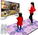Fabater Wireless Electronic Dance Mat for TV Gaming, Non-Slip Double User Dance Pad with Music & Fitness Games, Interactive Step Mat Family Fun, Portable Dance Floor for Boys Girls Gift - Image 2