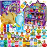 Fairy Magic Potions Kit for Kids, with DIY Magical House, 26 Mixed Magic Wizard Potion Bottles, Mystery Potions Craft Kit, Christmas Decorations Birthday Gifts for Age 6 7 8 9 10+ Year Old Girls Boys - Image 2